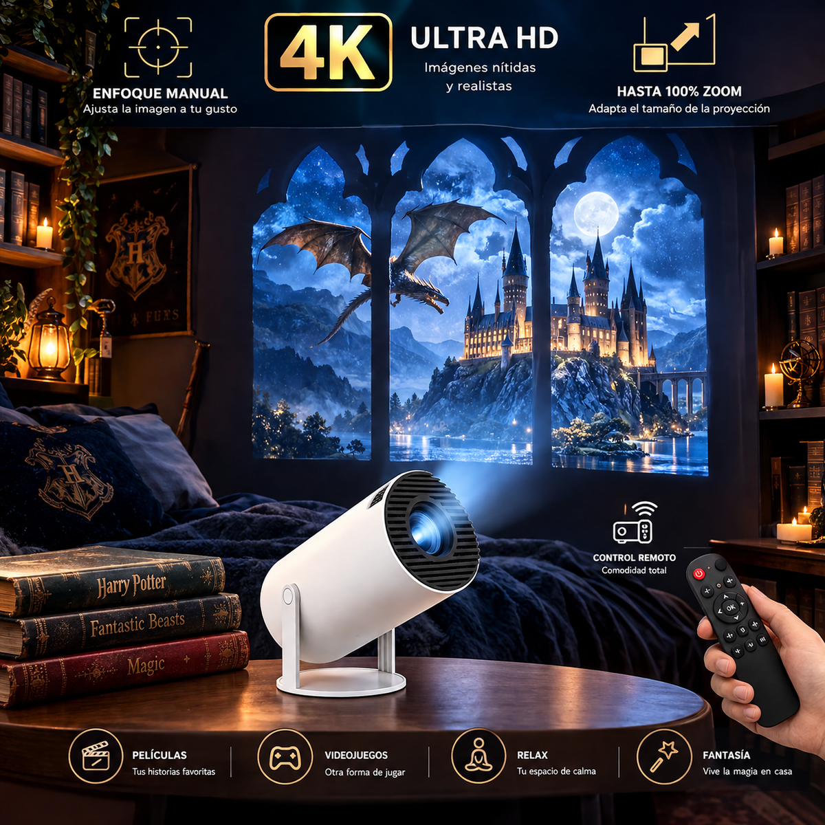 VentaCast - Proyector de fantasía